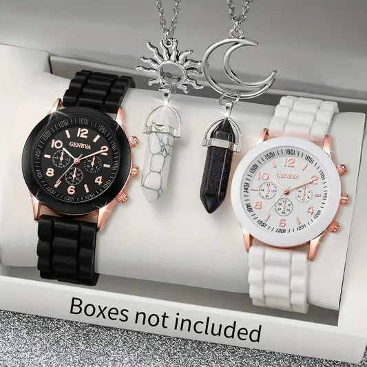 4-piece Set Fashionable Best-selling Classic Couple Watch Set